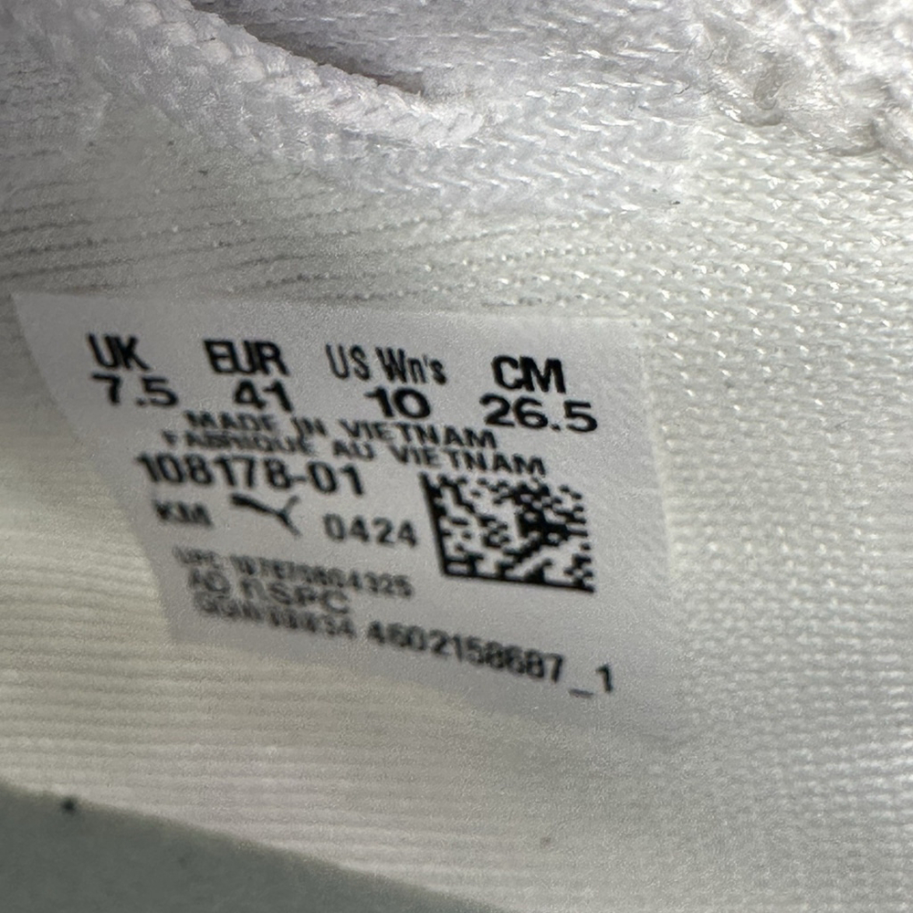 PUMA Ultra 5 Ultimate Brilliance Soccer Cleats White Sneakers Athletic Womens 10 - Picture 6 of 7